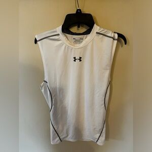 Under Armour Men’s Compression White Sleeveless Top